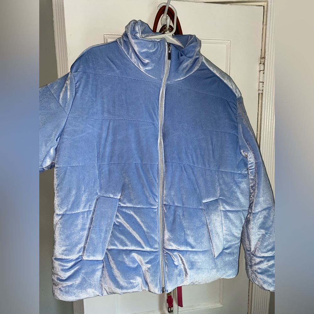 BLUE SUEDE JACKET